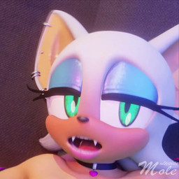 animal_ears anthro anthro_penetrated armwear bedroom_eyes big_breasts biped black_body bodily_fluids bouncing_breasts breasts clothed clothed/nude clothing cum cum_on_face cum_request cumshot dialogue ejaculation eyelashes eyeshadow female female_penetrated genital_fluids genitals green_eyes human_on_anthro human_penetrating human_penetrating_anthro interspecies looking_at_viewer lying makeup male male/female male_penetrating moan narrowed_eyes nude on_back open_mouth penetration penile penile_penetration penis penis_in_vagina pink_clothing pose pupils seductive sex spread_legs spreading thick_thighs thrusting vaginal vaginal_penetration vulva manwiththemole sound_warning sega sonic_the_hedgehog_(series) rouge_the_bat bat human mammal 1:1 2025 3d_(artwork) 3d_animation animated digital_media_(artwork) hi_res huge_filesize long_playtime sound voice_acted webm