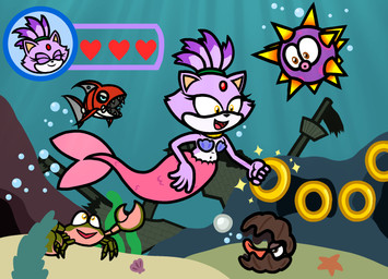 5_fingers 6_legs ambiguous_feral ambiguous_gender anthro black_sclera blue_bra blue_clothing blue_eyes blue_underwear bra brown_eyes brown_line_art brown_shell bubble cave clothing dorsal_fin eyes_closed fangs female female_anthro feral fin fingers forehead_gem fur furrowed_eyebrows gem gold_(metal) gold_jewelry gold_necklace green_body green_hair_tie grey_line_art group hair heart_symbol hud jewelry kelp larger_anthro larger_female light limbless lips looking_at_another markings metallic_body multicolored_body multicolored_fur multicolored_hair navel necklace orange_eyes pincers pink_body pink_lips pink_scales pink_spots pirate ponytail purple_body purple_fur purple_hair red_mouth red_tongue ring_(sonic) scales seashell_bra sharp_teeth shell size_difference smaller_ambiguous smaller_feral sparkles split_form spots spotted_body spotted_skin swimming tail tail_fin tan_inner_ear teeth tongue two_tone_body two_tone_fur two_tone_hair underwater underwear water white_body white_fur yellow_eyes yellow_spikes captainquack64 sega sonic_the_hedgehog_(series) blaze_the_cat aquatic arthropod asterozoan bivalve chopper_(badnik) clam crab crustacean decapod domestic_cat echinoderm echinozoan felid feline felis hybrid malacostracan mammal merfolk mollusk sea_urchin starfish urchin_(mario) 2024 colored colored_line_art digital_drawing_(artwork) digital_media_(artwork) english_description hi_res lighting
