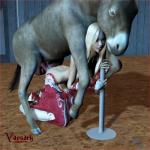 1:1 3d_(artwork) animal_genitalia animal_penis asinus balls barn bestiality blonde_hair breasts butt digital_media_(artwork) donkey duo equid equine equine_genitalia equine_penis erection female female_on_feral female_penetrated feral feral_penetrating feral_penetrating_human genitals hair hi_res human human_on_feral human_penetrated interspecies long_hair male male/female male_on_human male_penetrating male_penetrating_female mammal nude penetration penile penile_penetration penis penis_in_pussy pole realistic_feral sex spurs vaesark vaginal vaginal_penetration