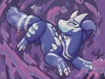 3_toes elemental_manipulation feet fire fire_manipulation inflatable pool_toy purple_body quadruped simple_background solo toes symrea mythology animate_inanimate dragon ghost living_inflatable mythological_creature mythological_scalie scalie spirit 4:3