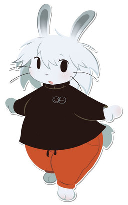 anthro barefoot black_clothing black_sweater black_topwear blush bottomwear breasts clothing feet female frowney_face grey_ears hair looking_at_viewer open_mouth overweight overweight_anthro overweight_female pants red_bottomwear red_clothing red_pants red_sweatpants scut_tail short_tail simple_background smiley_face solo sweater sweatpants tail topwear whiskers white_background white_hair wide_hips oofmasterxd lagomorph leporid mammal rabbit 2026 portrait