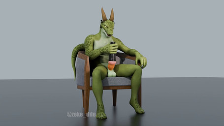 anthro bad_sound_effects balls chair claws erection feet furniture genitals green_body green_scales horn male male_penetrating masturbation nude on_chair open_mouth penetrable_sex_toy penetration penile penile_masturbation penile_penetration penis scales sex sex_toy simple_background sitting sitting_on_chair solo tail teeth zeke_dile petruz_(modeler) petruz_(copyright) lizard_(petruz) lizard lizardman reptile scalie 16:9 3d_(artwork) 3d_animation animated blender_(artwork) digital_media_(artwork) hi_res short_playtime sound video widescreen
