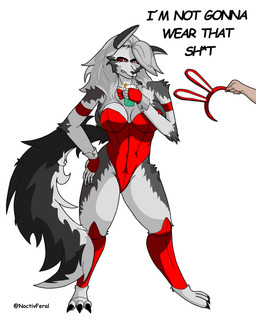 ambiguous_gender anthro anthro_focus biped duo female female_anthro female_focus front_view noctivferal solo_focus standing hellaverse helluva_boss loona_(helluva_boss) canid canine canis mammal wolf absurd_res digital_media_(artwork) hi_res