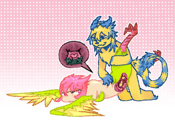 anthro blue_body blue_fur blue_penis blush blush_lines breasts cervical_contact claws doggystyle dominant dominant_male duo feather_hands feathered_breasts feathers female female_penetrated from_behind_position fur genitals green_body green_eyes green_feathers hair heart_symbol horn humanoid_genitalia humanoid_penis impregnation interspecies interspecies_impregnation lying male male/female male_penetrating male_penetrating_female nest on_front ovum ovum_with_heart penetration penile penile_penetration penis penis_in_vagina pink_eyes pink_hair pubes pubic_feathers sex simple_background smile tail unusual_ovum vaginal vaginal_penetration wings x-ray_view yellow_body yellow_fur yellow_penis asikxcs echidna_wars_dx european_mythology greek_mythology milia_wars mythology novdi_(novdi) animal_humanoid avian avian_humanoid dragon dragon_humanoid harpy humanoid mythological_avian mythological_creature mythological_scalie scalie digital_media_(artwork) hi_res pixel_(artwork)