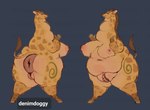 anthro anus big_anus big_pussy female genitals huge_anus hyper hyper_anus hyper_genitalia hyper_pussy mature_female overweight overweight_female plump_labia puffy_anus pussy solo thick_thighs denimdoggy giraffe giraffid mammal hi_res