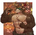 anthro antlers eyewear horn male muscular navel nipples pecs shirtless_anthro solo sunglasses darkdotcom2 epic_games fortnite dolph_(fortnite) deer mammal new_world_deer reindeer hi_res