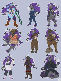 anthro asian_clothing clothing cowboy_hat dark_brotherhood east_asian_clothing hat headgear headwear holding_object japanese_clothing kimono male military_uniform ncr_soldier new_california_republic pokeball poncho solo uniform kure_uwu_(artist) bethesda_game_studios cd_projekt_red cowboy_bebop cyberpunk_2077 fallout majora's_mask microsoft nintendo oblivion pokemon space_dandy sunset_sarsaparilla the_elder_scrolls the_legend_of_zelda dandy_(space_dandy) fierce_deity_link nate_(cobrakai) pokemon_trainer spike_spiegel generation_8_pokemon hisuian_form hisuian_zoroark pokemon_(species) regional_form_(pokemon) shiny_pokemon absurd_res english_description hi_res