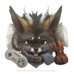 black_nose bowed_string_instrument brand_parody collar controller cord eye_reflection front_view fur game_controller glistening glistening_eyes grey_body grey_fur horn horn_jewelry horn_ring jewelry male musical_instrument nintendo_controller reflection retro_controller ring_(jewelry) sheet_music simple_background solo string_instrument super_famicom_controller text tongue tongue_out violin whiskers white_background wired_controller silverfox5213 nintendo super_famicom super_nintendo canid canine canis mammal wolf 1:1 2013 detailed english_text headshot_portrait icon portrait