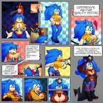 between_breasts big_breasts breasts brellom butt cleavage clothed clothing crossgender cuisine fingering fondling green_eyes hat hedgehog huge_breasts lipstick logo machinery moan necktie panties robotnik sega shirt smile sonic_(series) sonic_the_hedgehog spanking surprise underwear worrying
Rating: Explicit
Score: 8
User: Cuisine
Date: January 14, 2014