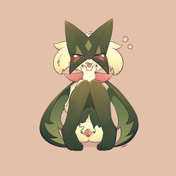 anthro brown_background cervix cervix_view female genitals looking_at_viewer presenting presenting_cervix presenting_vulva red_eyes simple_background smug smug_face smug_grin solo spread_vulva spreading teasing teasing_viewer tongue tongue_out vulva kjh_22 nintendo pokemon generation_9_pokemon meowscarada pokemon_(species) 1:1 absurd_res hi_res