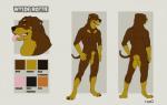 abs animal_genitalia anthro balls brown_body brown_fur claws fully_sheathed fur genitals male muscular muscular_anthro muscular_male nude sheath smile solo tongue tongue_out tar0 wylderottie canid canine canis domestic_dog mammal mastiff molosser rottweiler 2014 model_sheet