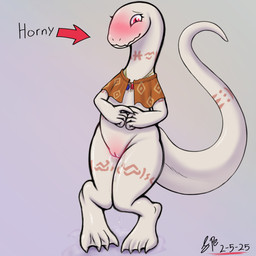 4_toes 5_fingers albino anthro arm_tattoo aroused belly_tattoo big_tail blush blushing_profusely bodily_fluids body_blush capelet capelet_only claws clothing cute_fangs digitigrade directional_arrow dripping embarrassed excessive_vaginal_fluids eyelashes fangs feet female female_anthro fingers flat_chested front_view genital_fluids genitals gradient_background humanoid_hands innie_vulva jewelry leg_tattoo long_neck long_tail looking_down membrane_(anatomy) monotone_body monotone_scales mostly_nude neck_tattoo necklace orange_capelet orange_clothing orange_tattoo pattern_capelet pattern_clothing pink_outer_labia pink_vulva plump_labia pupils red_eyes scales simple_background slit_pupils smile snout solo tail tail_dimple tail_tattoo tapering_tail tattoo teeth text thick_tail thick_thighs thigh_tattoo toe_claws toes tribal tribal_tattoo vaginal_fluid_drip vaginal_fluids vaginal_fluids_puddle vulva vulva_blush webbed_feet white_body white_scales wide_hips spe overlord_(series) crusch_lulu lizard lizardman lizardman_(overlord) reptile scalie 1:1 2025 absurd_res dated digital_drawing_(artwork) digital_media_(artwork) english_text hi_res krita_(artwork) shaded signature sketch sketchbook_(artwork) soft_shading