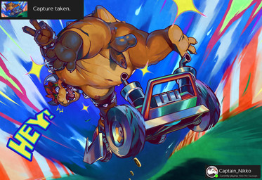 3_toes 4_fingers action_pose anthro anus areola balls blush bracelet breaking_the_fourth_wall coin collar darkened_balls darkened_genitalia darkened_penis dialogue feet fingers foreskin gameplay_mechanics genitals gesture go-cart gui hand_gesture humanoid_genitalia humanoid_penis jewelry jumping looking_at_viewer male moobs navel nipples notification nude nude_male open_mouth overweight overweight_anthro overweight_male pecs penis penis_backwards perineum pose solo speed_lines spiked_bracelet spiked_collar spikes surprised talking_to_viewer teeth text toes track v_sign vein veiny_penis white_fingers yelling captain_nikko bowser_day mario_bros mario_kart nintendo bowser koopa scalie english_text hi_res