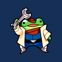 anthro black_eyes chibi clothing green_body hat headgear headwear holding_object looking_at_viewer male open_mouth simple_background smile solo standing tools transparent_background wrench lsdoiphin nintendo star_fox slippy_toad amphibian frog toad_(frog) 1:1 2017 alpha_channel low_res