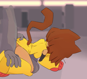 all_fours ambiguous_penetration anthro anthro_penetrated armwear black_armwear black_clothing black_whiskers bob_cut boots breasts brown_body brown_ears brown_fur brown_hair brown_tail butt clothed clothed_sex clothing clothing_aside duo faceless_character faceless_male female female_anthro female_focus female_penetrated footwear fur furgonomics gloves hair handwear kneeling leotard leotard_aside male male/female male_penetrating male_penetrating_female medium_breasts multicolored_boots multicolored_clothing multicolored_footwear multicolored_gloves multicolored_handwear penetration penile penile_penetration red_boots red_clothing red_footwear red_gloves red_handwear sex shoes side_view solo_focus tail two_tone_boots two_tone_clothing two_tone_footwear two_tone_gloves two_tone_handwear whiskers yellow_boots yellow_clothing yellow_footwear yellow_gloves yellow_handwear yellow_leotard dakuromii gameoverse glitch_productions kit_bodega domestic_cat felid feline felis mammal 2026 hi_res