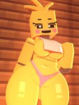 big_breasts blonde_hair breasts curvy_female curvy_figure eyebrows female hair horny_female machine nipples nude_female open_mouth shadow simple_background smooth_skin thick_thighs wide_hips yellow_body coresvoid five_nights_at_freddy's five_nights_at_freddy's_2 microsoft minecraft mojang scottgames xbox_game_studios toy_chica_(fnaf) animatronic avian bird chicken galliform gallus_(genus) phasianid robot 2024 3d_(artwork) digital_media_(artwork) hi_res mine-imator_(artwork) tagme