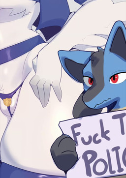 abdominal_bulge after_sex animal_genitalia animal_penis anthro anthro_on_anthro anthro_penetrated anthro_penetrating anthro_penetrating_anthro areola big_breasts biped blue_eyes bodily_fluids bouncing_breasts breasts canine_genitalia canine_penis clitoral_hood clitoris clothing clothing_aside cum cum_from_vagina cum_in_vagina cum_inside curvy_figure dominant dominant_female duo eyelashes faceless_anthro faceless_character faceless_male female female_penetrated fuck_the_police fur genital_fluids genitals knot knotted_penis leaking_cum legs_up legwear lying male male/female male_penetrating male_penetrating_female mature_female natural_breasts nipples on_back open_mouth orgasm orgasm_face panties panties_aside penetration penile penile_penetration penis penis_in_vagina pixelated pokemorph police police_uniform sex shadow short_snout simple_background slightly_chubby slightly_chubby_female snout solo_focus spread_legs spreading stockings sweat sweaty_breasts tail teeth thigh_highs thong thong_aside underwear underwear_aside uniform vaginal vaginal_penetration vulva white_body white_fur white_tail anawat pw_pixelwolf nintendo pokemon generation_4_pokemon generation_5_pokemon legendary_pokemon lucario pokemon_(species) reshiram 2d_animation absurd_res animated hi_res huge_filesize long_playtime motion_tweening multiple_scenes no_sound video