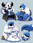 bathing belly belly_mouth blush bubble chair dribbling duo furniture humor kneeling male nude shower slightly_chubby soap throne wet wet_body aoi_k3 deltarune undertale_(series) king_spade lancer_(deltarune) 3:4 absurd_res hi_res father_(lore) father_and_child_(lore) father_and_son_(lore) parent_(lore) parent_and_child_(lore) parent_and_son_(lore) son_(lore)