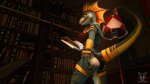 anthro book claws clothed clothing female smile solo tail foxibiki warhammer_(franchise) warhammer_fantasy tayanna_(furromantic) lizard lizardman lizardman_(warhammer) reptile scalie skink_(warhammer_fantasy) 16:9 3d_(artwork) digital_media_(artwork) hi_res source_filmmaker_(artwork) widescreen