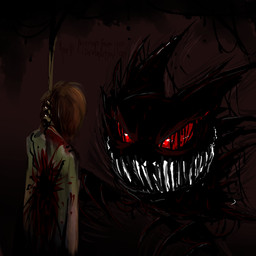 blood brown_hair claws clothed clothing creepy dead death duo feral ghost glowing_mouth gore grin grotesque_death hair haunter human male mammal nightmare_fuel nintendo noose pokemonfromhell pokémon red_eyes smile spirit suicide video_games
Rating: Questionable
Score: 7
User: VillainousVulpix
Date: July 03, 2013 blood brown_hair claws clothed clothing creepy dead death duo feral ghost glowing_mouth gore grin grotesque_death hair haunter human male mammal nightmare_fuel nintendo noose pokemonfromhell pokémon red_eyes smile spirit suicide video_games
Rating: Questionable
Score: 7
User: VillainousVulpix
Date: July 03, 2013