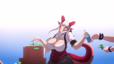 big_breasts bottle bouncing_breasts box breasts cellphone cleavage clothed clothing container electronics eyelashes female female_focus female_humanoid gradient_background hair holding_bottle holding_container holding_money holding_object horn humanoid_focus money phone phone_call phone_on_shoulder raised_tail red_ears red_horn red_tail simple_background smartphone solo solo_focus tail white_hair randomtanstudio mythology ryu_(randomtanstudio) animal_humanoid dragon dragon_humanoid humanoid mythological_creature mythological_scalie scalie 16:9 animated hi_res no_sound short_playtime video widescreen