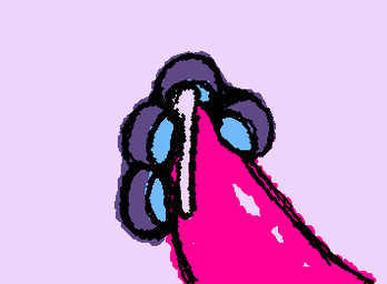 ambiguous_form blue_pawpads bodily_fluids cum cum_drip cum_on_own_penis cum_on_penis cum_on_self dripping erection genital_fluids genitals glistening glistening_genitalia glistening_penis grey_background hand_on_penis male pawpads penis pink_penis purple_body simple_background solo squigglevision tapering_penis nulloffset ambiguous_species animated digital_media_(artwork) low_res wigglypaint_(artwork)