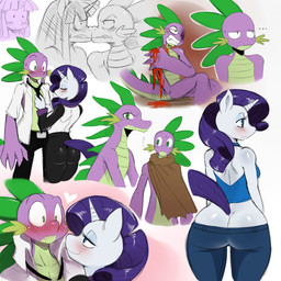 amputation amputee angry anthro anthrofied bedroom_eyes big_butt blood blue_eyes blush bodily_fluids breasts butt cloak clothed clothing disability dressing duo_focus eye_contact eyelashes fangs female gore green_eyes grimace group heart_symbol horn looking_at_another makeup male narrowed_eyes seductive shirt simple_background smile tail tank_top teeth topwear wide_hipped_anthro wide_hipped_female wide_hips wounded sssonic2 friendship_is_magic hasbro my_little_pony mythology rarity_(mlp) spike_(mlp) twilight_sparkle_(mlp) dragon equid equine mammal mythological_creature mythological_equine mythological_scalie scalie unicorn 1:1 2014 absurd_res digital_media_(artwork) hi_res