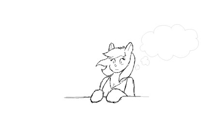blank_stare breasts cleavage clothed clothing female hair shocked solo thought_bubble wind bordbrain black_and_white digital_drawing_(artwork) digital_media_(artwork) microsoft_paint_(artwork) monochrome sketch