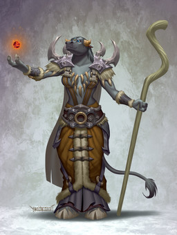 3_fingers anthro armor belt biped black_hair breasts female fingers front_view fur_clothing hair holding_object holding_staff hooves horn jewelry leather leather_armor magic_user pauldron pendant solo staff standing tail vanharmontt blizzard_entertainment warcraft bovid bovine mammal tauren 2024 absurd_res digital_media_(artwork) hi_res