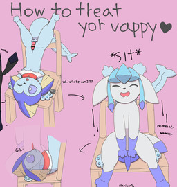 ambiguous_gender balls bdsm bondage bound chair collar dominant duo facesitting feral forced furniture genitals male male/ambiguous penis sitting_on_another slave x-ray_view stariun nintendo pokemon eeveelution generation_1_pokemon generation_4_pokemon glaceon pokemon_(species) vaporeon absurd_res censored hi_res story story_in_description