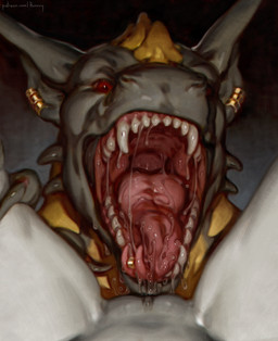 anthro bared_teeth bodily_fluids cheek_horns chin_horn claws clitoral_hood clitoris close-up cum cum_in_mouth cum_inside cunnilingus dripping duo ear_piercing ear_ring earrings_only ejaculation facial_horn fangs fangs_bared female forked_tongue genital_fluids genitals gold_(metal) gold_jewelry gullet head_plate horn jewelry long_ears looking_at_another looking_at_viewer looking_down male male/female messy mouth_shot neck_plate open_mouth oral piercing pubic_mound ring_piercing saliva saliva_drip saliva_on_tongue saliva_string sex snout spread_legs spreading squirting_in_mouth teeth thick_tongue thighs_spread throat tongue tongue_out tongue_piercing vaginal vaginal_fluids vaginal_squirting vulva honovy mythology christa_(rebeldragon101) ernesto_(rebeldragon101) dragon mythological_creature mythological_scalie scalie hi_res