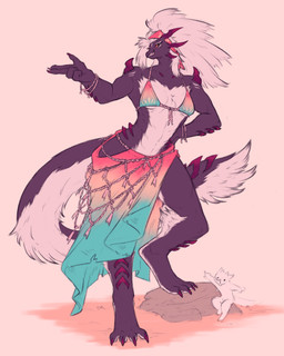 4_toes 5_fingers ambiguous_gender anthro bikini bikini_top breasts claws clothing digitigrade duo extreme_size_difference feet female female_focus fingers fur gesture hand_gesture looking_at_viewer macro open_mouth pointing pointing_at_another simple_background size_difference smile solo_focus standing swimwear tail toes triangle_bikini two-piece_swimsuit trololohstuffs mythology razulia_(trololohstuffs) dragon furred_dragon furred_scalie mythological_creature mythological_scalie scalie 2025 4:5 absurd_res digital_media_(artwork) hi_res