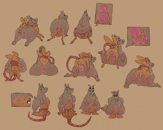 anal anal_penetration anthro anthro_on_anthro anthro_penetrated anthro_penetrating anthro_penetrating_anthro anus balls big_butt bottom_heavy brown_body brown_fur butt cowgirl_position cunnilingus doggystyle duo erection female female_penetrated from_behind_position from_front_position fur genitals grey_body grey_skin half-closed_eyes huge_butt humanoid_genitalia humanoid_penis humanoid_vulva male male/female male_penetrating male_penetrating_female narrowed_eyes nude on_bottom on_top oral pear-shaped_figure penetration penile penile_penetration penis penis_in_ass penis_in_vagina perineum pink_body pink_skin sex simple_background size_difference slightly_chubby slightly_chubby_anthro slightly_chubby_female smile smirk smug smug_face thick_thighs vaginal vaginal_penetration vulva wide_hips twostrokemouse dreamworks madagascar_(series) bechamel_(fuzzamorous) gloria_(madagascar) common_hippopotamus hippopotamid mammal mouse murid murine rodent 2025 hi_res