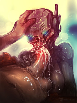 balls big_breasts bodily_fluids breasts cum cum_on_face cybernetics duo erection fellatio female female_focus future genital_fluids genitals human_on_humanoid interspecies lips machine male male/female male_on_humanoid nipples not_furry oral penetration penile penis robotic science_fiction sex simple_background solo_focus neurodyne human humanoid mammal robot 2017 3:4 digital_media_(artwork)