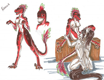 anthro breasts claws cunnilingus digitigrade duo feathered_wings feathers female female/female genitals hooves muzzle_(object) muzzled nipples nude oral paws sex shy simple_background toe_claws underhoof unguligrade vaginal vulva wings sunny_way mythology sunny_way_(character) dinosaur dromaeosaurid equid equine feathered_dinosaur feathered_scalie mammal mythological_creature mythological_equine pegasus prehistoric_species reptile scalie theropod velociraptor sketch traditional_media_(artwork)