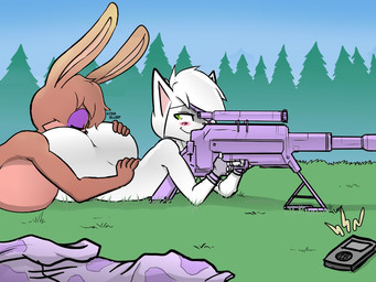 anal anthro ass_up big_breasts big_butt blush breasts butt butt_grab clothing duo exhibitionism female female_rimming_male femboy fingerless_gloves gloves gun hand_on_butt handwear huge_breasts male male/female oral outside ranged_weapon rifle rimming sex sniper_rifle weapon y_shaped_butt_crack hayakain third-party_edit archie_comics sega sonic_the_hedgehog_(archie) sonic_the_hedgehog_(comics) sonic_the_hedgehog_(series) bunnie_rabbot teo_(hayakain) domestic_cat felid feline felis lagomorph leporid mammal rabbit 4:3