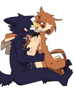 after_kiss anthro anthro_on_anthro anthro_penetrated anthro_penetrating anthro_penetrating_anthro beak biped black_body black_fur blush bodily_fluids breasts brown_body brown_feathers cheek_tuft chest_tuft countershading duo eye_contact facial_tuft feathers female female_anthro female_on_anthro female_penetrated from_front_position fur fur_tuft genital_fluids grey_eyes half-closed_eyes head_tuft interspecies looking_at_another male male/female male_anthro male_on_anthro male_penetrating male_penetrating_female mastery_position monotone_body monotone_fur multicolored_body multicolored_feathers narrowed_eyes navel nipples nude nude_anthro nude_female nude_male obscured_sex penetration penile penile_penetration plantigrade red_eyes saliva saliva_string sex side_view simple_background slim slim_anthro slim_female slim_male small_breasts tail tail_feathers tan_body tan_countershading tan_feathers tuft two_tone_body two_tone_feathers vaginal vaginal_fluids vaginal_penetration white_background winged_arms wings pizademokttero nifram_logan avian bird canid canine canis mammal oscine passerine sparrow wolf 2026 cel_shading digital_drawing_(artwork) digital_media_(artwork) hi_res shaded