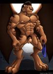 anthro balls flaccid genitals humanoid_genitalia humanoid_penis male membrane_(anatomy) membranous_wings muscular muscular_anthro muscular_male nude penis pubes solo wings maxx777 disney gargoyles claw_(gargoyles) felid mammal