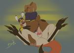 2014 anatomically_correct anus balls bonk bottomless breasts brown_eyes brown_fur brown_hair brown_nose butt cervine clothing cowgirl_position eyewear female fur glasses hair interspecies kangaroo looking_at_viewer male mammal marsupial moose on_top orange_fur penetration penis pussy sex smile straight tan_fur vaginal vaginal_penetration
Rating: Explicit
Score: 9
User: xXK1T5UN3Xx
Date: April 19, 2014