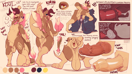 after_sex animal_genitalia anthro anthro_on_anthro anthro_penetrated anthro_penetrating anthro_penetrating_anthro backsack balls big_balls bodily_fluids cervical_contact cervical_penetration cervix cum cum_in_uterus cum_in_vagina cum_inside cum_string cutaway duo ejaculation female female_anthro female_penetrated foreskin foreskin_stretching fully_sheathed genital_fluids genital_focus genitals humanoid_genitalia humanoid_penis internal internal_vaginal knot knotted_penis long_sheath male male/female male_anthro male_penetrating male_penetrating_female mating_plug nude nude_anthro nude_female nude_male penetration penile penile_penetration penile_spines penis penis_in_vagina saggy_balls sex sheath sheath_play solo spread_vulva spreading stretched_sheath text uterus vaginal vaginal_penetration vulva kojisauce mythology koji_(doeboi) deer dragon kirin mammal mythological_creature mythological_scalie scalie 16:9 absurd_res english_text hi_res widescreen