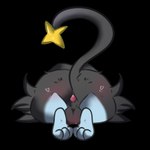 anus ball_squeeze ball_squish balls blush butt feral fluffy fluffy_balls fluffy_butt genitals male paws raised_tail solo sploot squish tail cuteskitty glowstone2001 nintendo pokemon generation_4_pokemon luxray pokemon_(species) 1:1 alpha_channel low_res thumbnail