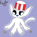 ambiguous_gender anthro black_sclera blue_background blue_nose derp_eyes food glowing glowing_body glowing_ears glowing_eyes glowing_tail hooves popcorn popcorn_bucket simple_background sitting solo tail white_body white_ears white_eyes white_tail reathe microsoft ori_(series) xbox_game_studios ori_(ori) guardian_spirit 1:1 2025 colored digital_media_(artwork) flat_colors hi_res signature