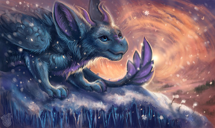 ambiguous_gender blue_body blue_eyes blue_fur day detailed_background evening feathered_wings feathers feral forest fur horn ice inner_ear_fluff light long_mouth looking_up no_sclera outside paws plant purple_body purple_fur shadow side_view smile snout snow snowing solo standing sun sunlight tail tree tuft wings winter flashw mythology dragon feathered_dragon feathered_scalie furred_dragon furred_scalie mythological_creature mythological_scalie scalie 2015 detailed digital_media_(artwork) digital_painting_(artwork) painting_(artwork)