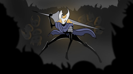 2_horns ambiguous_gender boots clothed clothing detailed_background footwear gloves gore handwear horn melee_weapon pose shoes skinny solo sword weapon drawfee jacob_andrews dark_souls drawfee_(copyright) fromsoftware hollow_knight_(franchise) team_cherry hollow_knight_(character) the_infection_(hollow_knight) infected_(species) vessel_(species) 16:9 hi_res official_art widescreen