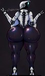 back_boob big_butt breasts butt clothing female footwear high_heels huge_butt machine not_furry shoes solo thick_thighs wolflance haydee_(game) haydee humanoid robot absurd_res hi_res