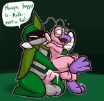 anal anal_penetration antennae_(anatomy) anthro anthro_on_anthro anthro_penetrated anthro_penetrating anthro_penetrating_anthro balls big_balls big_penis black_antennae black_eyewear black_glasses black_wings bodily_fluids brown_pupils cum cum_from_ass cum_in_ass cum_inside cum_on_penis cum_splatter duo exoskeleton eyes_closed eyewear eyewear_only foreskin fur genital_fluids genitals glans glasses glasses_only green_background green_body green_exoskeleton grey_body grey_exoskeleton heart_eyes heart_symbol insect_wings interspecies kneeling kneeling_sex lepidopteran_wings looking_back male male/male male_penetrated male_penetrating male_penetrating_male nipples nude penetration penis pink_balls pink_body pink_exoskeleton pink_fur pink_nipples pink_penis precum pupils purple_body purple_exoskeleton red_glans sex simple_background thick_thighs wearing_glasses white_wings wings yellow_eyes ultilix bug_fables moonsprout_games nintendo pokemon kabbu_(bug_fables) obscure_(bird_lube) arthropod beetle butterfree generation_1_pokemon insect pokemon_(species) 2025