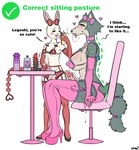 5_fingers anal_beads anthro balls beastars biped blush blush_lines breasts canid canine canis cellphone correct_gaming_posture crossgender daimo dildo duo electronics english_text erection fingers ftg_crossgender fti_crossgender fur genitals glans grey_body grey_fur gynomorph haru_(beastars) hi_res holding_cellphone holding_object holding_phone holding_smartphone humanoid_genitalia humanoid_penis intersex lagomorph legoshi_(beastars) leporid lube mammal meme mtg_crossgender mti_crossgender penis phone rabbit sex_toy smartphone tail text vein veiny_penis wolf