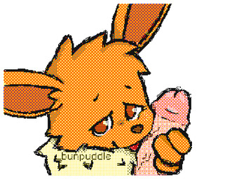 ambiguous_gender brown_body brown_fur duo fur genitals handjob licking looking_at_viewer oral penile penis penis_lick sex tongue bunpuddle nintendo pokemon eevee generation_1_pokemon pokemon_(species) 2d_animation animated digital_media_(artwork) flipnote_studio_(artwork) flipnote_studio_3d_(artwork)