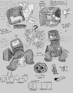 1_eye ambiguous_gender ambiguous_penetrated ambiguous_penetration antennae_(anatomy) belly bodily_fluids clothed clothing confusion coremata cube_(object) cum cum_inside dialogue duo egg eggs_in_belly ejaculation feral for_a_head genital_fluids genitals impregnation insectophilia intelligence_loss interspecies larger_penetrated larger_sub leaking_cum lying male male_penetrating mindfuck on_back oviposition ovum penetration penile penis questionable_consent robe robe_only scarf sex size_difference skullfuck smaller_male smile solo sperm_cell square_head submissive tears text wings x_eyes vexedcalyx cube_(vexedcalyx) pinkmoth_(pinkmoth) arthropod caterpillar insect larva lepidopteran moth object_head rosy_maple_moth shape_head digital_drawing_(artwork) digital_media_(artwork) english_text hi_res monochrome sketch