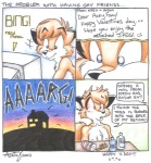 2002 4koma acefox acefox_(fursona) anthro base_two_layout biped bleach_(object) brush canid canine cannot_unsee colored_pencil_(artwork) comic computer countershading crossbar_emanata dialogue electronics email emanata emoticon english_text four_frame_image fox grid_layout hair humor male mammal marker_(artwork) mixed_media name_drop name_in_dialogue nipples offscreen_character pen_(artwork) polygonal_speech_bubble prank reading red_hair screaming shocked silhouette simple_background sitting solo speech_bubble sunset text traditional_media_(artwork) two_row_layout white_background white_body white_countershading